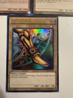 Exodia The Forbidden One YGLD Complete 5 Pieces Ultra Rare Unlimited - Image 5