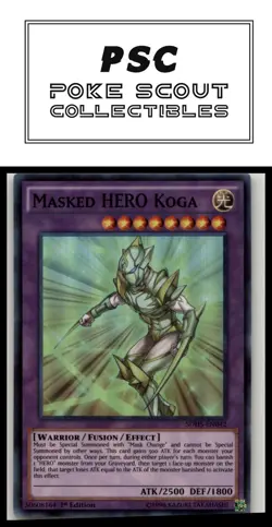 Structure Deck: HERO Strike #SDHS-EN042 Masked HERO Koga - Image 1