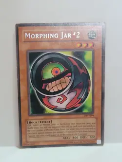 YUGIOH MORPHING JAR #2 RARE PLAYED - Image 1