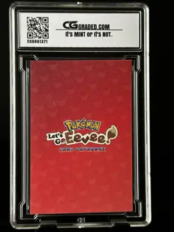 Pikachu Eevee CG Pristine 10 Card Database Let’s Go CGC PSA Pokemon 2025 #2 - Image 2