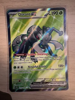 Pokemon TCG Durant EX 215/191 Surging Sparks Ultra Rare Card (NM Condition) - Image 1