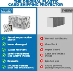 Trading Card Shipping Protectors - Premium Ultra Strong White - 110 Pack - Image 2