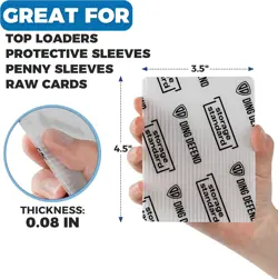 Trading Card Shipping Protectors - Premium Ultra Strong White - 110 Pack - Image 4