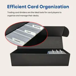 Fageverld Trading Card Storage Box with Dividers, 10 Count 3 Pack of , Boxes - Image 2