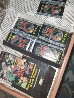 MORTAL KOMBAT KARD GAME SEALED BOOSTER BOX RED BORDER EDITION 15 CARD PACKS - Image 5