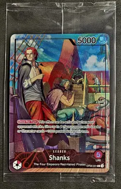 Shanks OP09-001 (2025 PSA Magazine Promo) - One Piece Promotion Card - Sealed - Image 1