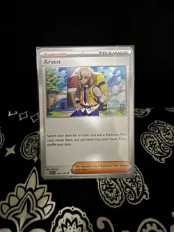 Arven Scarlet & Violet Base Set Trainer Card 166/198 Uncommon Pokemon TCG - Image 1