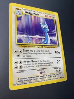 Dragonair 18/102 Rare Base Set Pokemon Card - Image 3