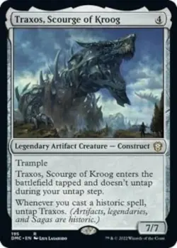 mtg magic Traxos, Scourge of Kroog ENGLISH commander dominaria Traxos fleau de - Image 1