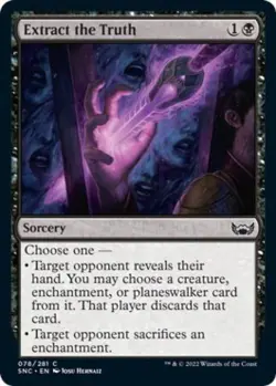 Extract the Truth - Near Mint MTG Streets of New Capenna - Image 1