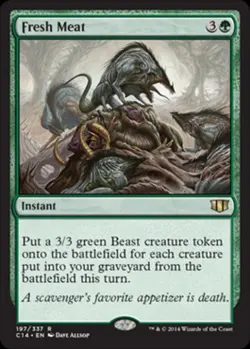 Fresh Meat - Medium Play MTG Commander 2014 Edition - Image 1