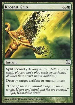 Krosan Grip - Medium Play MTG Time Spiral - Image 1