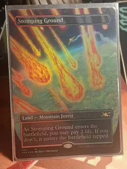Stomping Ground (Borderless) Foil MTG - Image 1
