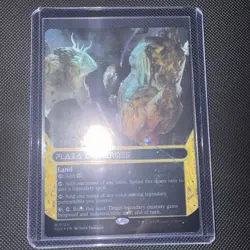 Plaza of Heroes (0123) - Galaxy FOIL - Borderless MTG Edge of Eternities Magic - Image 1
