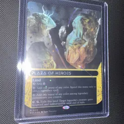 Plaza of Heroes (0123) - Galaxy FOIL - Borderless MTG Edge of Eternities Magic - Image 5
