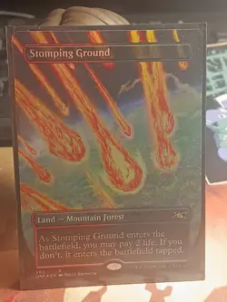 Stomping Ground (Borderless) Unfinity Foil MTG - Image 1