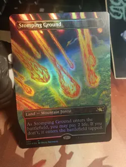Stomping Ground (Borderless) Unfinity Foil MTG - Image 2