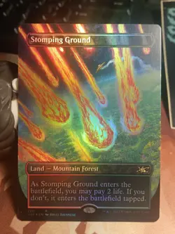 Stomping Ground (Borderless) Unfinity Foil MTG - Image 4