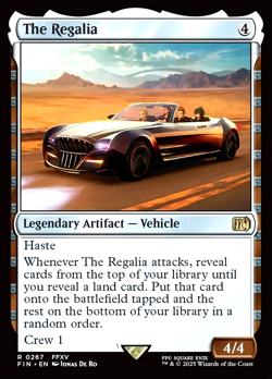 MTG The Regalia 267 Rare Foil Final Fantasy - Image 1