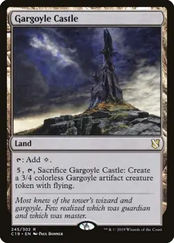 mtg magic Gargoyle Castle commander 2019 ENGLISH chateau de la gargouille - Image 1
