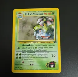 Erika's Venusaur HOLO RARE Pokemon 4/132 Gym Challenge Holo - Image 1