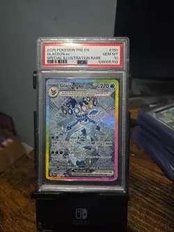 2025 POKEMON PRE EN-PRISMATIC EVOLUTIONS #150 GLACEON EX PSA 10 - Image 1