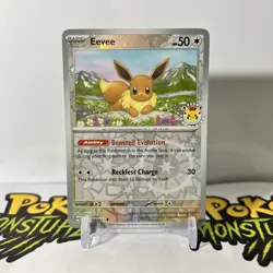 Eevee 074/131 - Reverse Holo Pokemon Day 2025 Promo Prismatic Evolutions - NM - Image 1