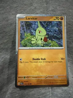 Pokemon Larvitar 110/193 Paldea Evolved Cosmos Holo TCG - Image 1
