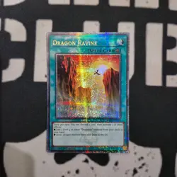 YuGiOh TCG Dragon Ravine RA03-EN248 Quarter Century Secret Rare 1st Edition NM - Image 1
