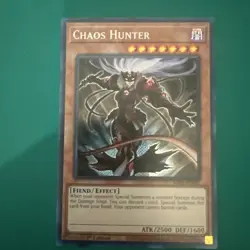 CHAOS HUNTER 1ST EDITION SECRET RARE RA02-EN007 YUGIOH! - Image 1