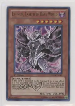 Latinum Exarch of Dark World (Ultra Rare) 1st Ed. YuGiOh Photon Shockwave - Image 1