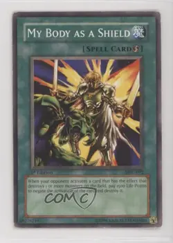 My Body as a Shield 1st Ed. YuGiOh Mgicin's Force #MFC-092 2003 - Image 1