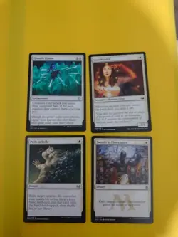 MTG Card x4- soul warden, ghostly prison, path to exile & Swords to plowshares - Image 1
