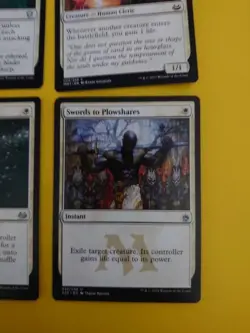 MTG Card x4- soul warden, ghostly prison, path to exile & Swords to plowshares - Image 2