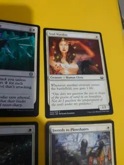 MTG Card x4- soul warden, ghostly prison, path to exile & Swords to plowshares - Image 5