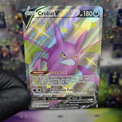 Crobat V SWSH098 SWSH: Sword & Shield Promo Cards Holo ! - Image 1