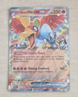 Ethan's Ho-Oh Ex 039/182 Pokemon Card 2025 Destined Rivals - Image 1