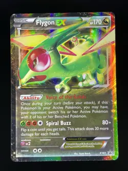 Flygon EX XY61 Black Star Promo Holo Pokemon Card - Image 1