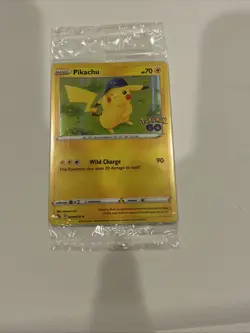 Pikachu 028/078 Pokemon GO Holo SEALED PROMO Pokemon Card - Image 1