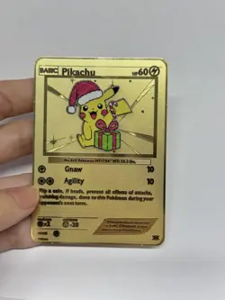 Pikachu HP Metal Pokemon Card-Collectible Gift Display！ - Image 3