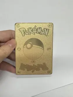 Pikachu HP Metal Pokemon Card-Collectible Gift Display！ - Image 4