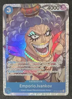 One Piece Card Game Starter Deck 12 #ST12-010 Emporio.Ivankov English - Image 1