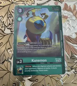Digimon Card Game Kunemon Limited Foil EX9-034 Versus Monsters - Image 1