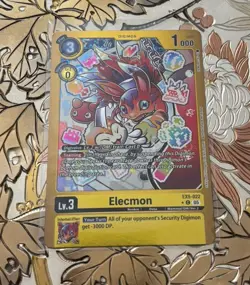 Digimon Card Game Elecmon Limited Foil EX9-022 - Image 1
