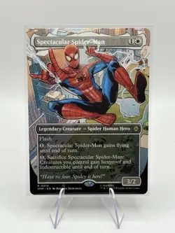 Spectacular Spider-Man (Borderless) Marvel's Spider-Man (SPM) MTG Rare #14 | Reg - Image 3