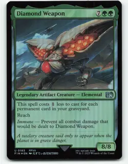 Diamond Weapon Final Fantasy Foil magic the gathering 0183 - Image 1