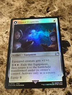 CRYSTAL FRAGMENTS Magic the Gathering MTG Final Fantasy Foil - Image 1