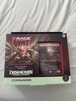 Magic: The Gathering Duskmourn ENDLESS PUNISHMENT Commander Deck Valgavoth NEW - Image 1