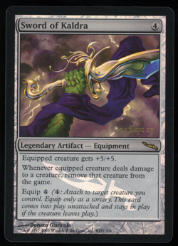 Sword of Kaldra - FOIL - MTG Mirrodin Prerelease Promos - RareCo - Image 1