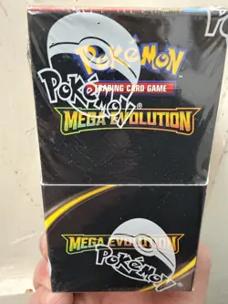 Pokemon TCG Mega Evolution Half Booster Box SEALED (18 packs) in hand - Image 1